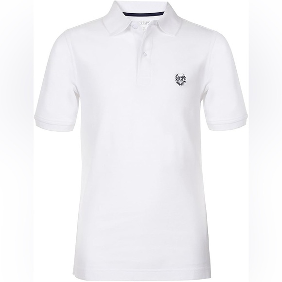 BNWT 100% cotton Chaps polo shirt boys size 10-12 - Picture 3 of 5